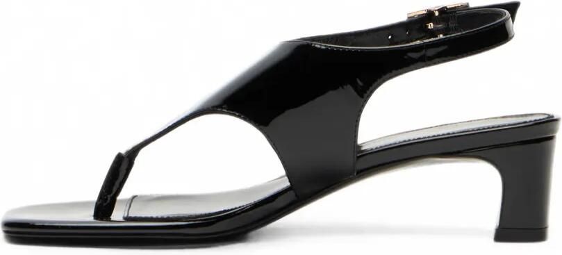 Stuart Weitzman Baby Babette slingback sandalen Zwart - Foto 4