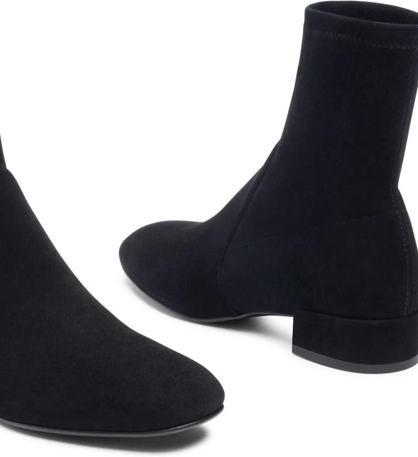 Stuart Weitzman Bacari 25 suède enkellaarzen Zwart - Foto 2