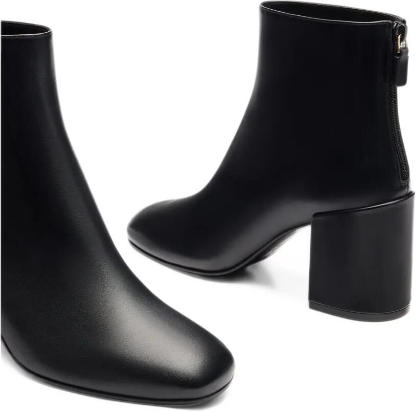 Stuart Weitzman Bacari leren enkellaarzen Zwart - Foto 3