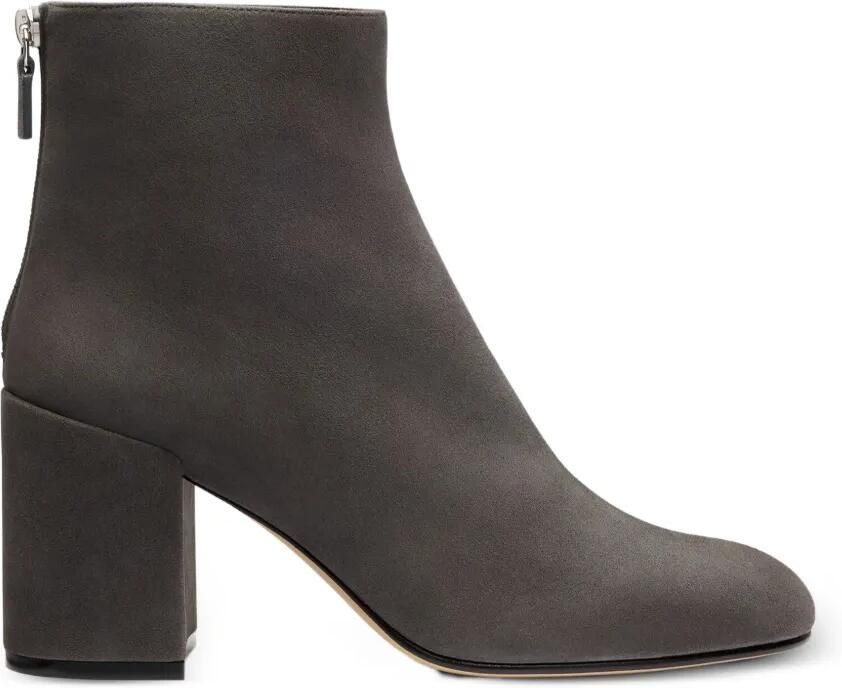 Stuart Weitzman Bacari suède enkellaarzen Grijs