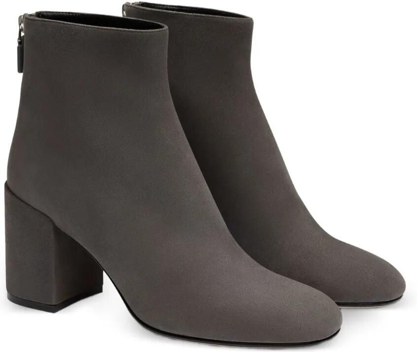 Stuart Weitzman Bacari suède enkellaarzen Grijs - Foto 4