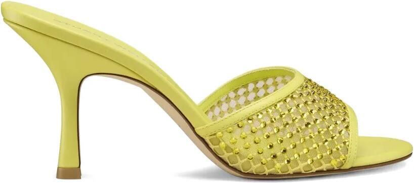 Stuart Weitzman Bareitall muiltjes Geel