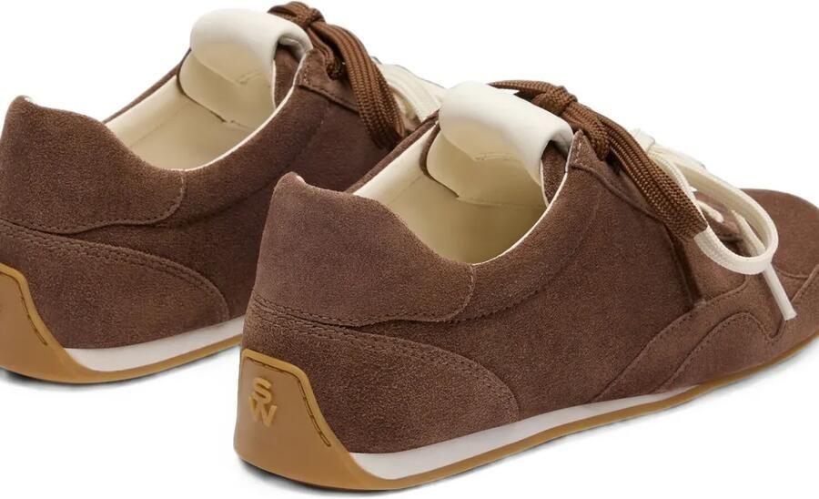 Stuart Weitzman Bond Sport sneakers met dubbele veters Bruin - Foto 3
