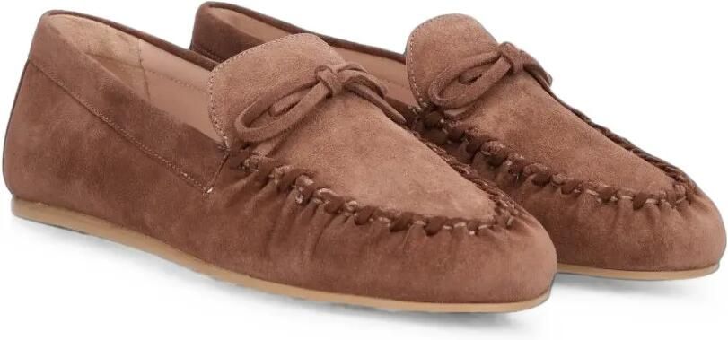 Stuart Weitzman Britt loafers met franje Bruin - Foto 4