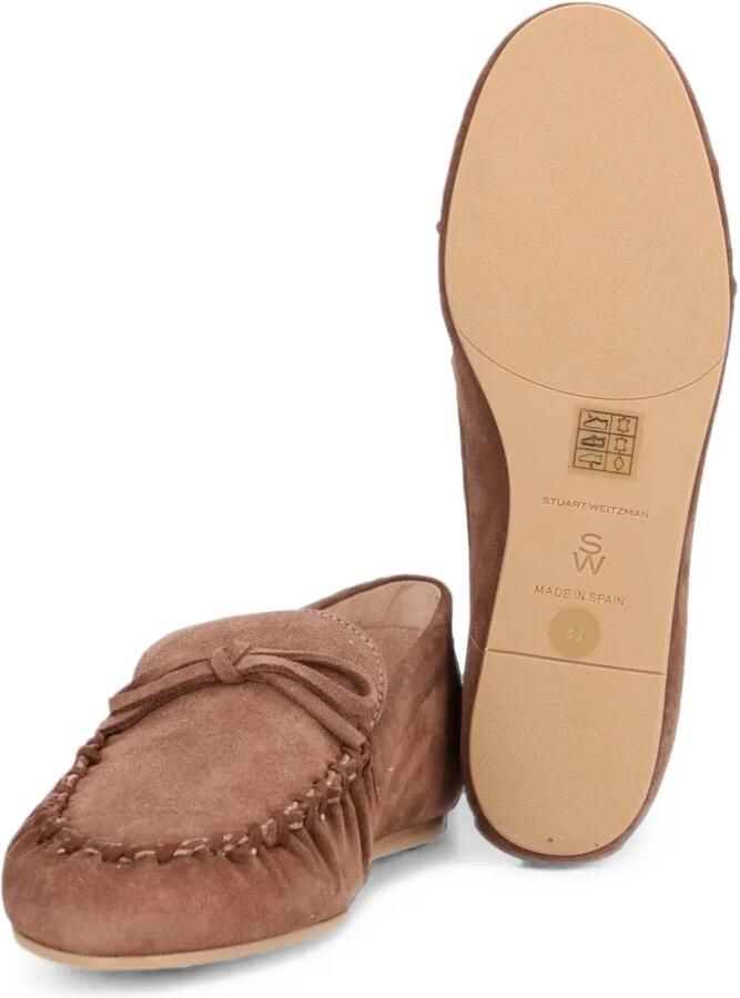 Stuart Weitzman Britt loafers met franje Bruin - Foto 2