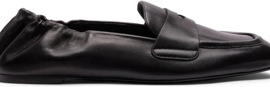 Stuart Weitzman Bryant loafers met ruches Zwart - Foto 4