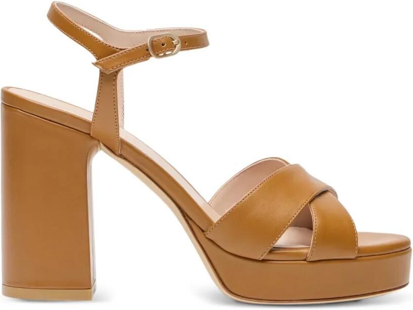 Stuart Weitzman Dayna sandalen Bruin