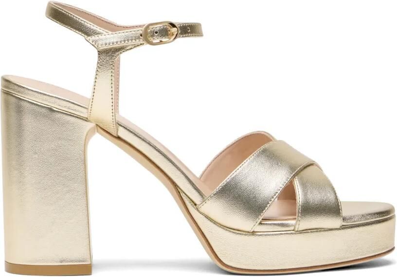 Stuart Weitzman Dayna sandalen met hak Goud