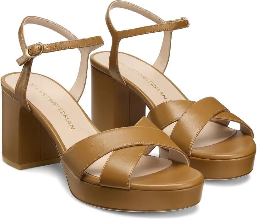 Stuart Weitzman Dayna sandalen met plateauzool Beige - Foto 3