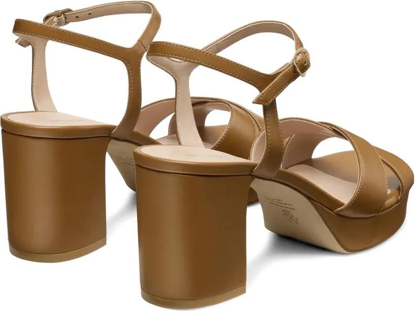 Stuart Weitzman Dayna sandalen met plateauzool Beige - Foto 4