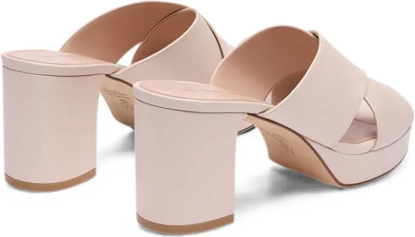 Stuart Weitzman Dayna sandalen met plateauzool en gekruiste bandjes Roze - Foto 2