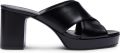 Stuart Weitzman Dayna sandalen met plateauzool en gekruiste bandjes Zwart - Zwart