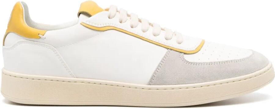 Stuart Weitzman Derby leren sneakers Wit