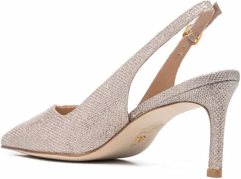 Stuart Weitzman Edith pumps met puntige neus Beige - Foto 2