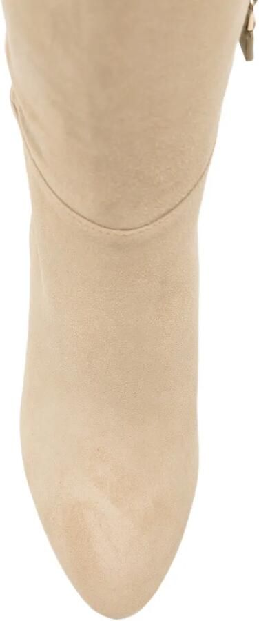 Stuart Weitzman Enkellaarzen met puntige neus Beige - Foto 3