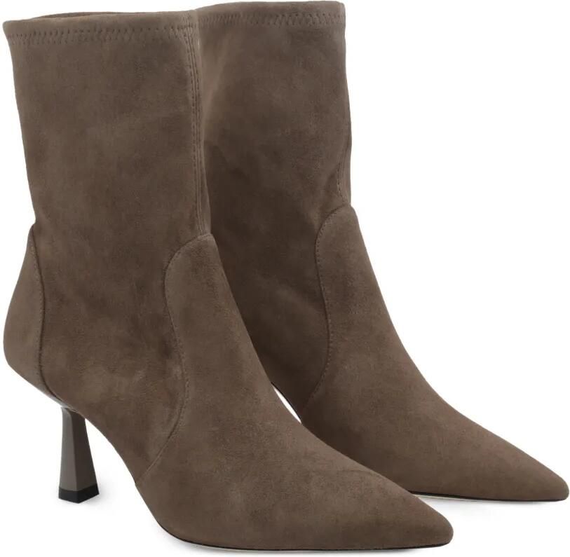 Stuart Weitzman Enkellaarzen met puntige neus Grijs - Foto 2