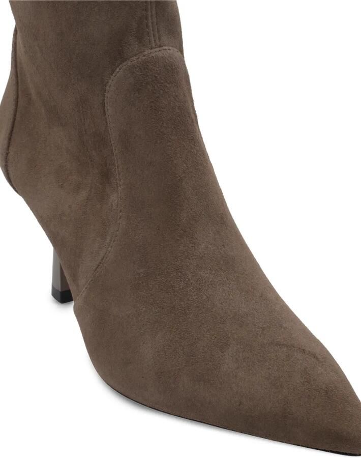Stuart Weitzman Enkellaarzen met puntige neus Grijs - Foto 3