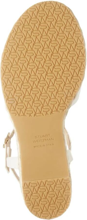 Stuart Weitzman Espadrille sandalen met gekruiste bandjes Wit - Foto 5