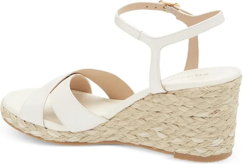 Stuart Weitzman Espadrille sandalen met gekruiste bandjes Wit - Foto 3