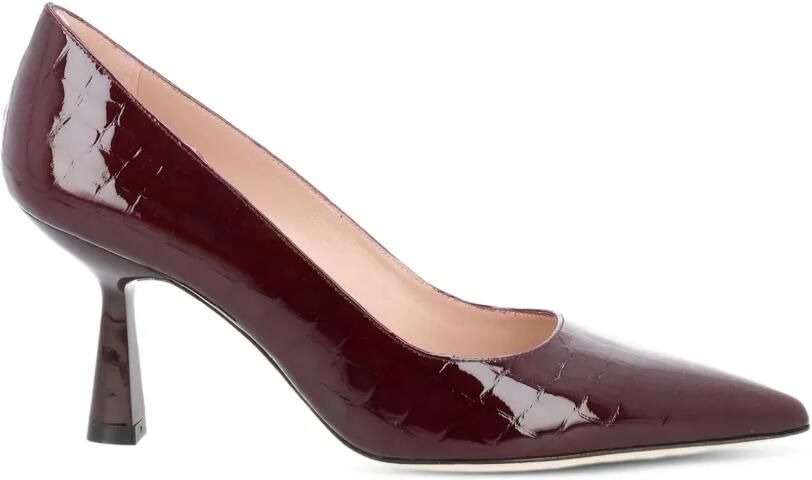 Stuart Weitzman Esparpin Stuart Supersculpt patent-leather pumps Bruin