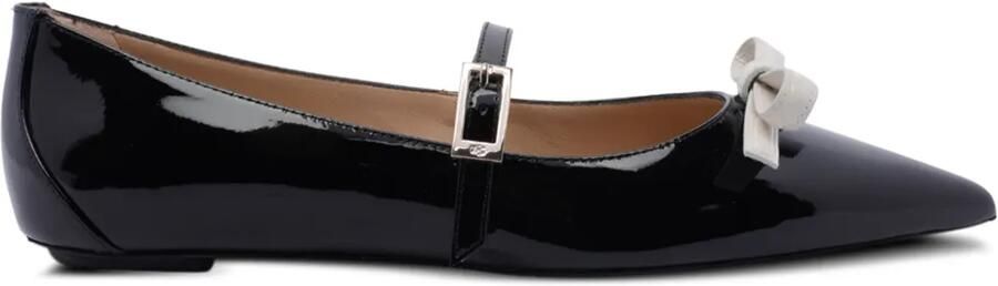 Stuart Weitzman Felicity ballerina's Zwart