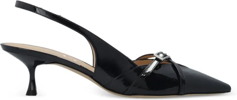 Stuart Weitzman Georgie slingback pumps met hak Blauw