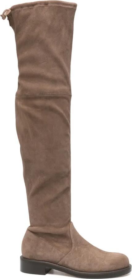 Stuart Weitzman Giseleland overkneelaarzen Bruin