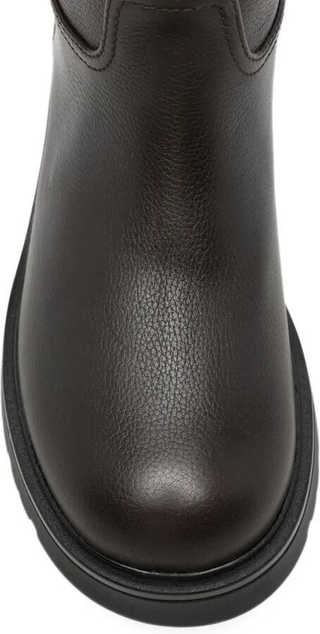 Stuart Weitzman grained leather boots Bruin - Foto 4