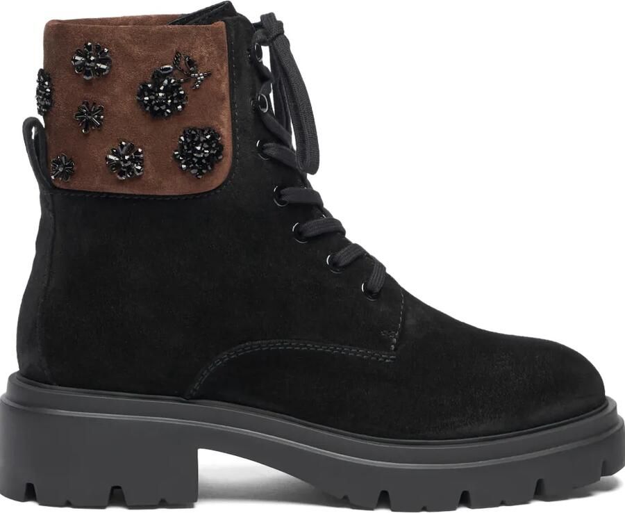 Stuart Weitzman Hudson veterlaarzen Zwart