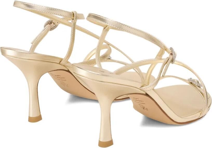 Stuart Weitzman Kensington Strappy sandalen verfraaid met kristallen Goud - Foto 4