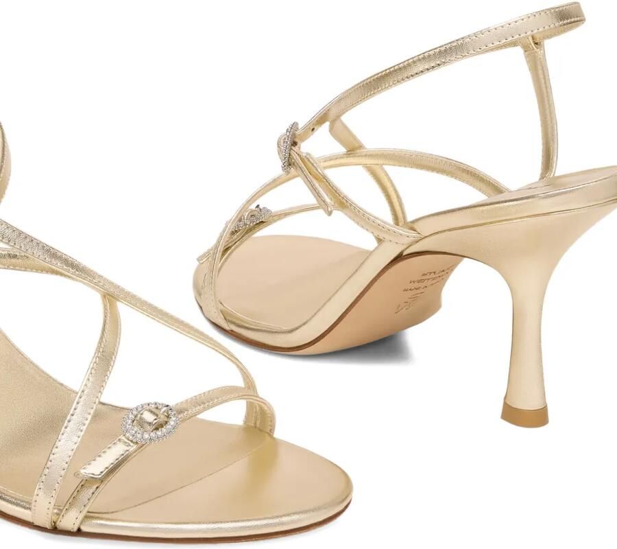 Stuart Weitzman Kensington Strappy sandalen verfraaid met kristallen Goud - Foto 2