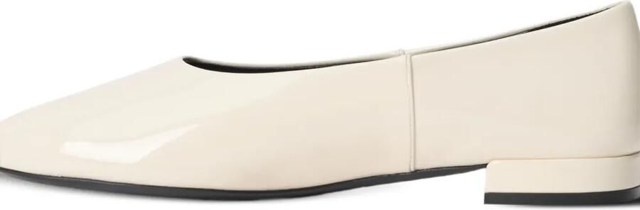 Stuart Weitzman Lenny lakleren ballerina's Wit - Foto 4