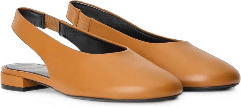 Stuart Weitzman Lenny slingback ballerina's Bruin - Foto 4