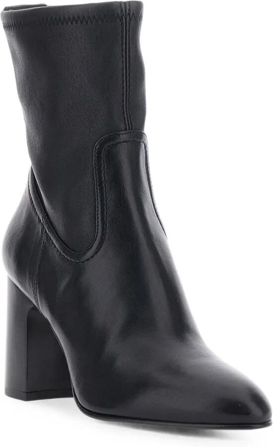 Stuart Weitzman Leren enkellaarzen Zwart - Foto 3