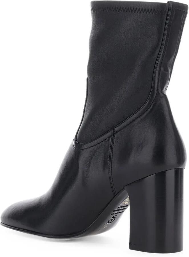 Stuart Weitzman Leren enkellaarzen Zwart - Foto 2