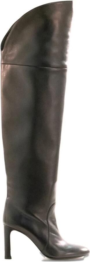 Stuart Weitzman Leren laarzen Zwart