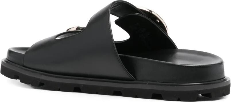 Stuart Weitzman Leren sandalen Zwart - Foto 4