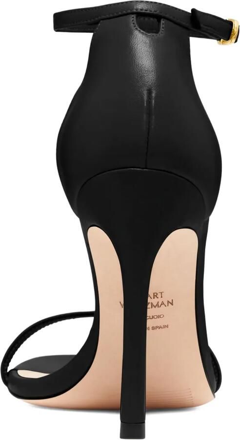 Stuart Weitzman Leren sandalen Zwart