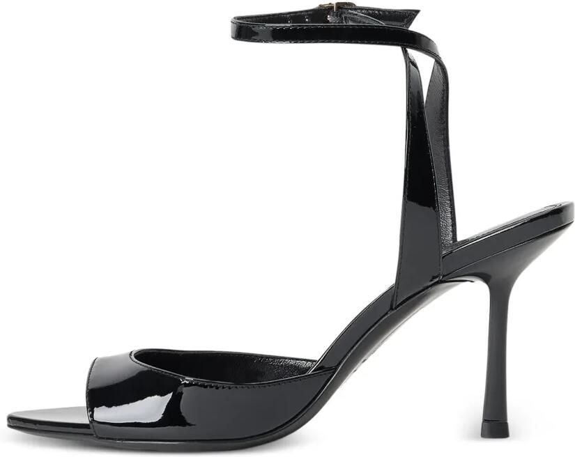 Stuart Weitzman Lexington leren sandalen met hak Zwart - Foto 3