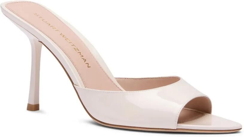 Stuart Weitzman Lexington lakleren sandalen Wit - Foto 3