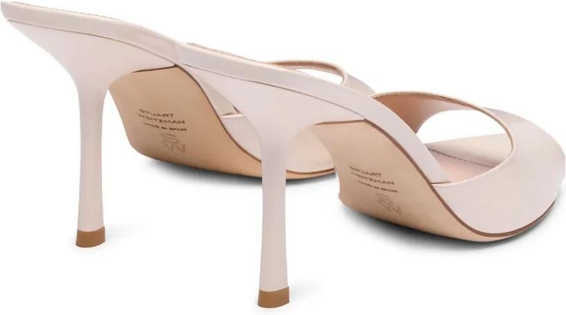 Stuart Weitzman Lexington lakleren sandalen Wit - Foto 4