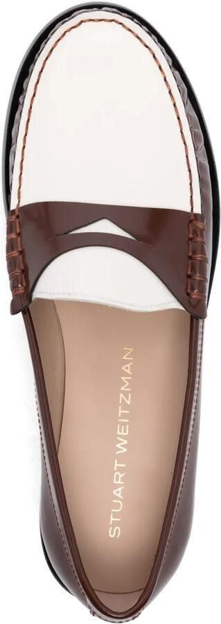 Stuart Weitzman Lottie loafers Bruin - Foto 4