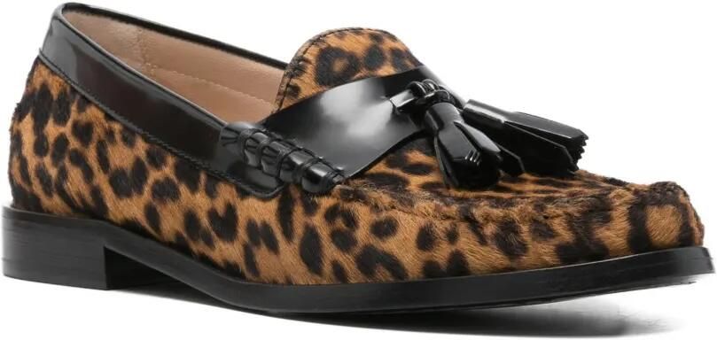 Stuart Weitzman Lottie loafers met kwastje Bruin - Foto 2