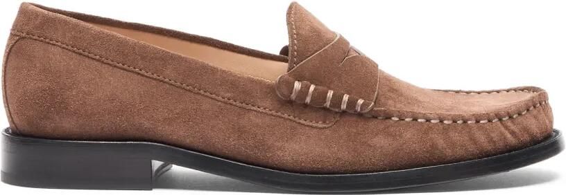 Stuart Weitzman Lottie suède loafers Bruin