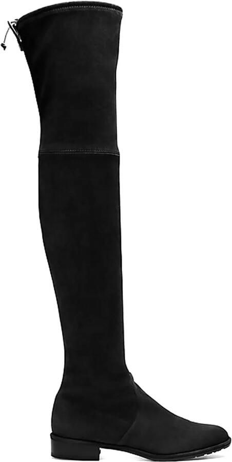 Stuart Weitzman Lowland laarzen met gestrikte rug Zwart