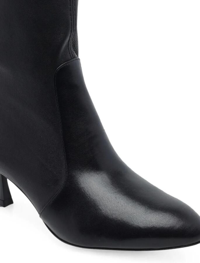 Stuart Weitzman Madison leren enkellaarzen Zwart - Foto 3