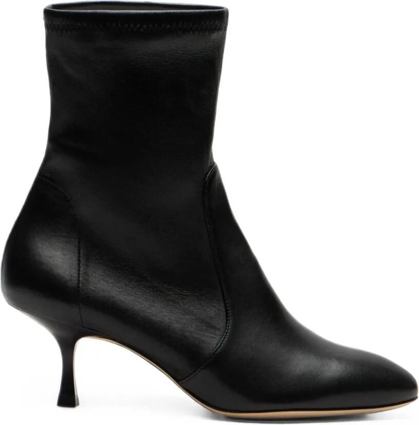 Stuart Weitzman Madison stretch enkellaarzen Zwart