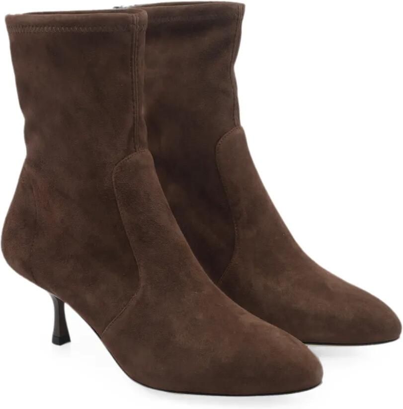 Stuart Weitzman Madison suède enkellaarzen Bruin - Foto 2