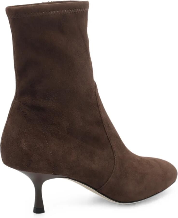 Stuart Weitzman Madison suède enkellaarzen Bruin - Foto 3