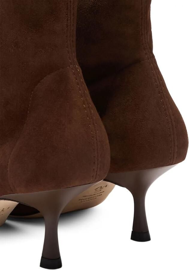 Stuart Weitzman Madison suède enkellaarzen Bruin - Foto 5